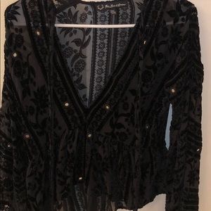 For love and lemons black trendy top